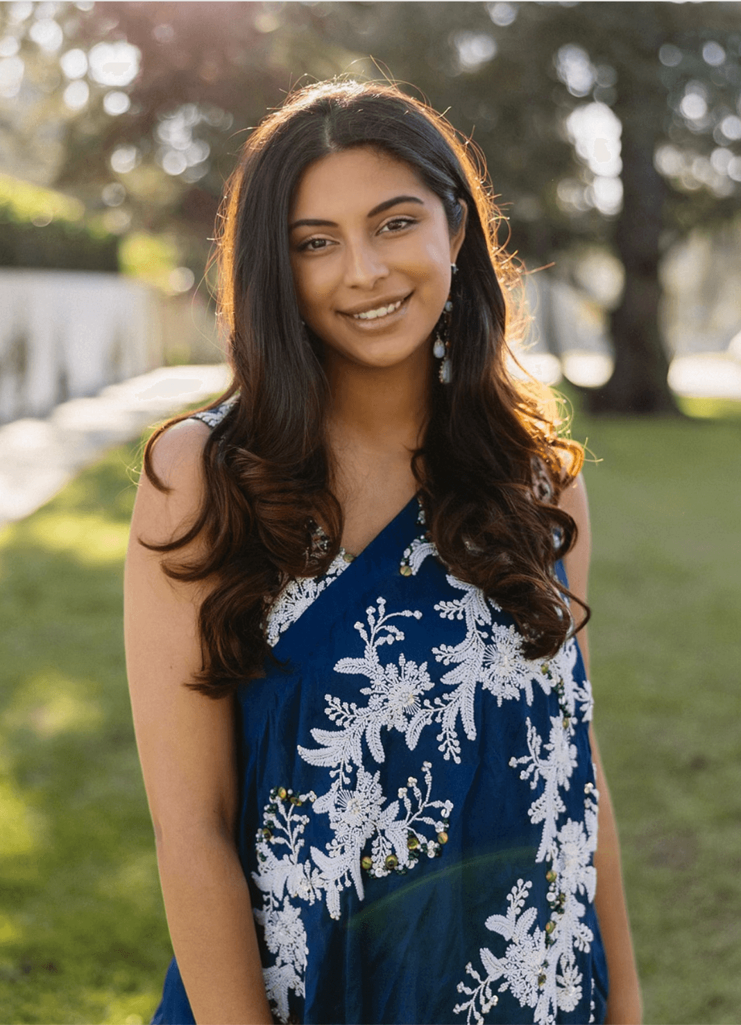 Portrait of Arushi Kapoor outdoors